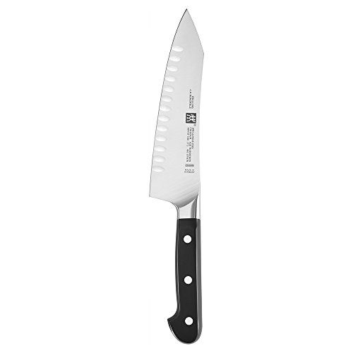 Wusthof Classic Ikon Chef Knives Vs Zwilling J A Henckels Pro Hollow Edge Rocking Santoku Knife Slant