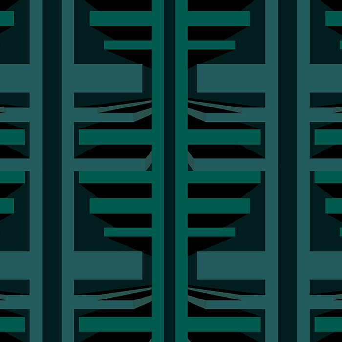 green & teal funky geometric wallpaper pattern image