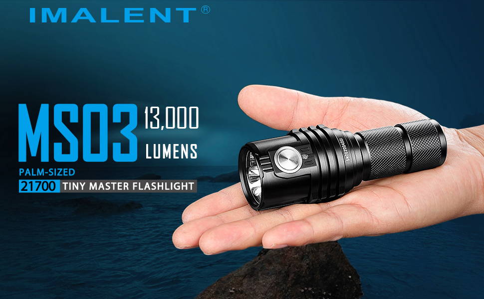 Brightest EDC flashlight IMALENT MS03