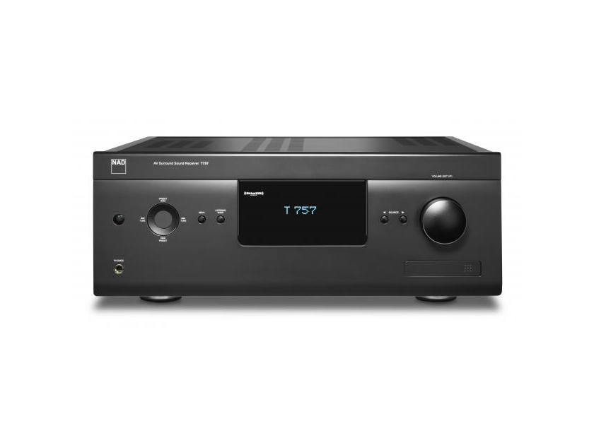 NAD T757 3D-Ready MDC Upgradeable Home Theater Receiver, with Warranty & Free Shipping