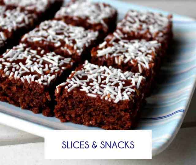 Gluten Free Slices and Snack Recipes - Happy Tummies