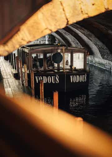 Step aboard a traditional canal boat