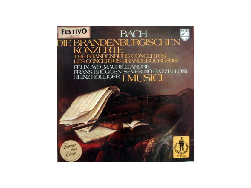 Philips / I MUSICI-AYO-HOLLIGER, - Bach Brandenburg Concertos, MINT, 2LP Box Set!