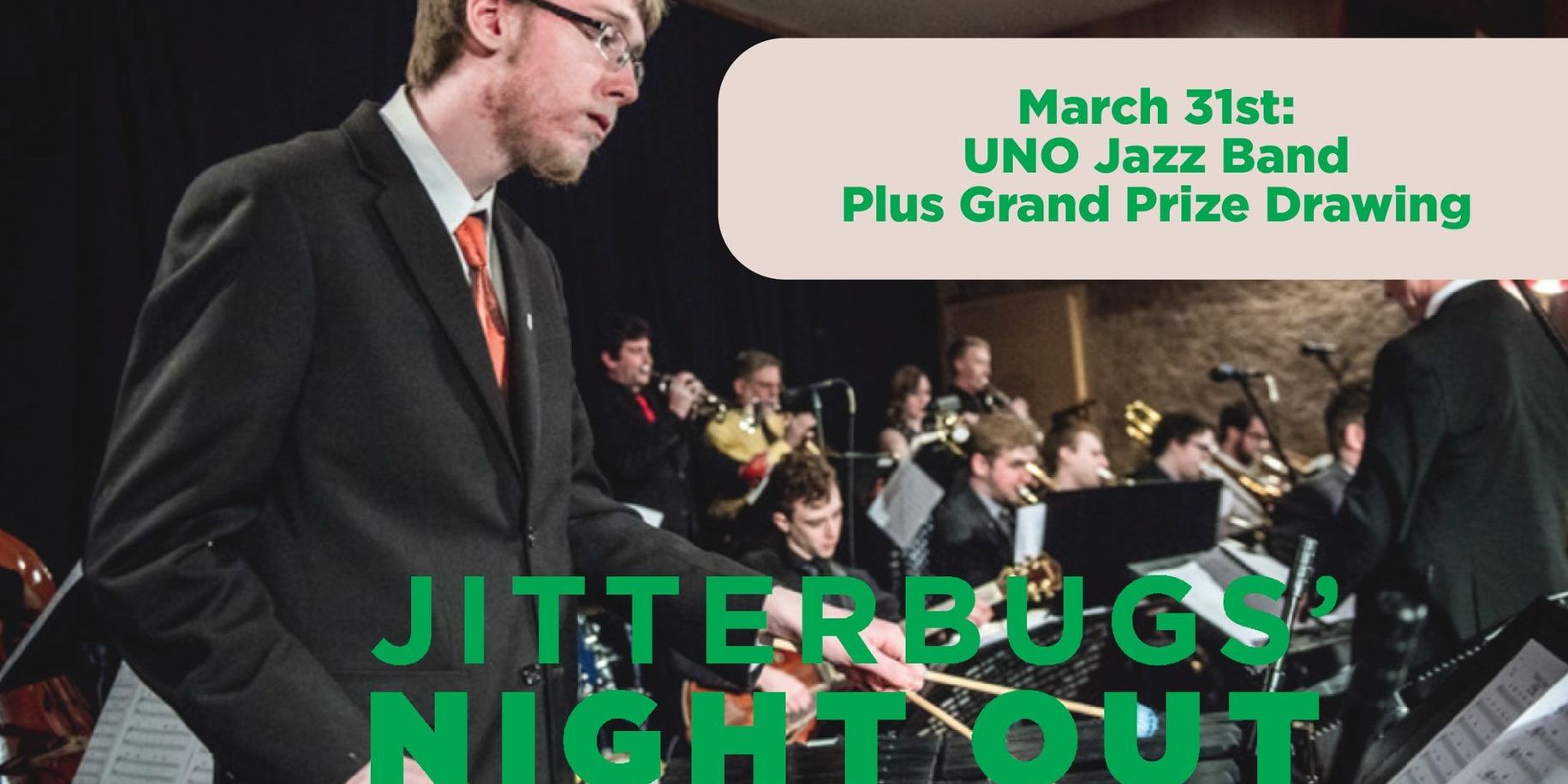 Jitterbugs' Night Out with the UNO Jazz Band promotional image