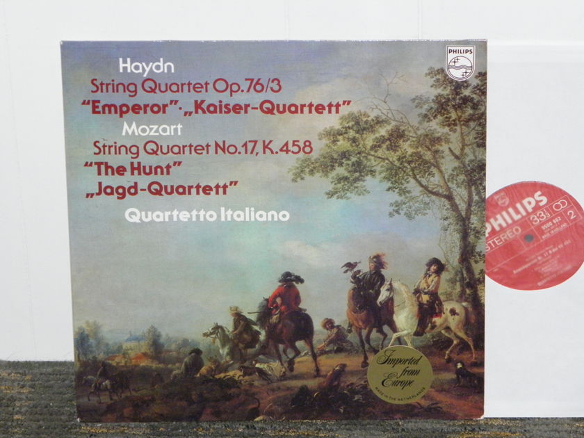 Quartetto Italiano - Haydn+Mozart  "String Quartets"  Philips Import Pressing 9500 662 Holland