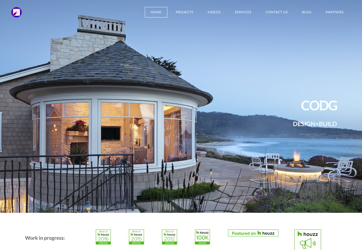 Screenshot of CODG, from the architecture portfolios collection.