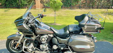 2012 KAWASAKI VULCAN 1700 VOYAGER ABS motorcycle for rent near Hoffman Estates, IL