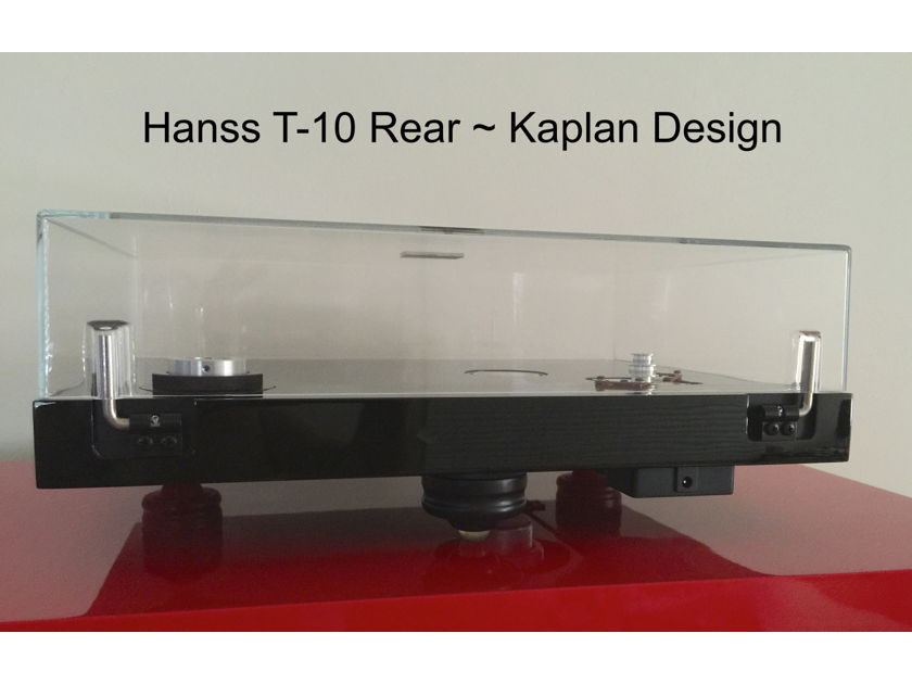Hanss Acoustics T-10 Turntable, Piano Black Rare! - Static Display!  Without Arm~Warranty
