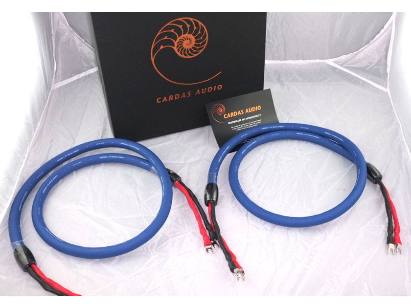 Cardas CLEAR speaker cables 5ft pair spades NEW