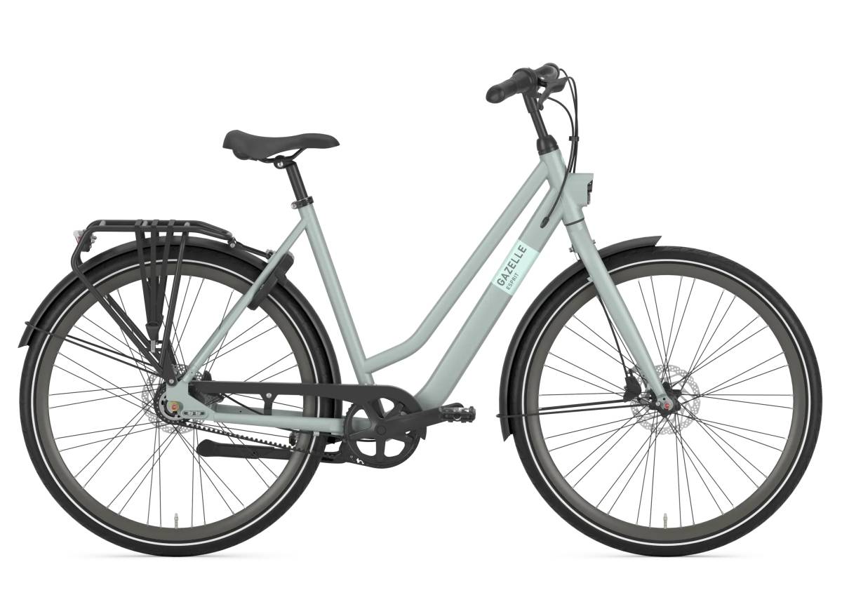 Vélo de ville classique Gazelle Esprit Belt avec courroie Gates Carbon Drive et moyeu Shimano Nexus 7, vu de profil