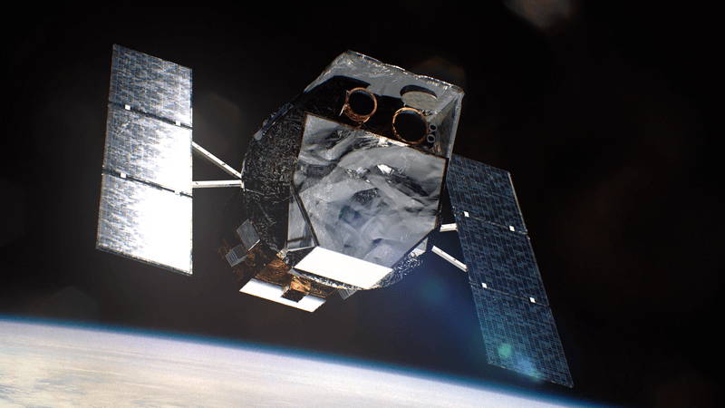 NASA’s Neil Gehrels Swift Observatory orbits above Earth