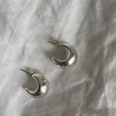 Tropf-Ohrringe Farbe Silber 