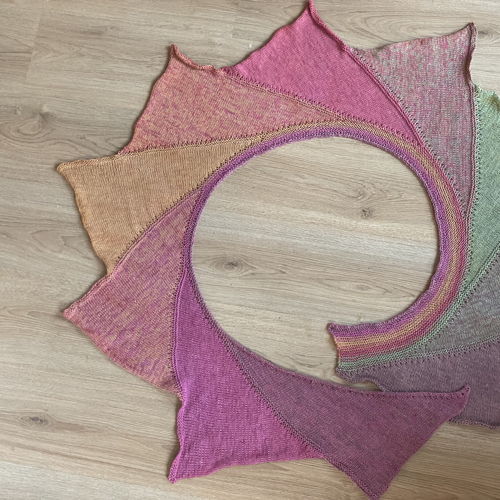 Knitted Autumn Point Scarf Mandy