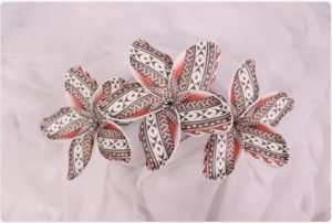 Dusk Tribal Tattoo Frangipani Real Touch (6 Pack) - Realistic Artificial Flowers