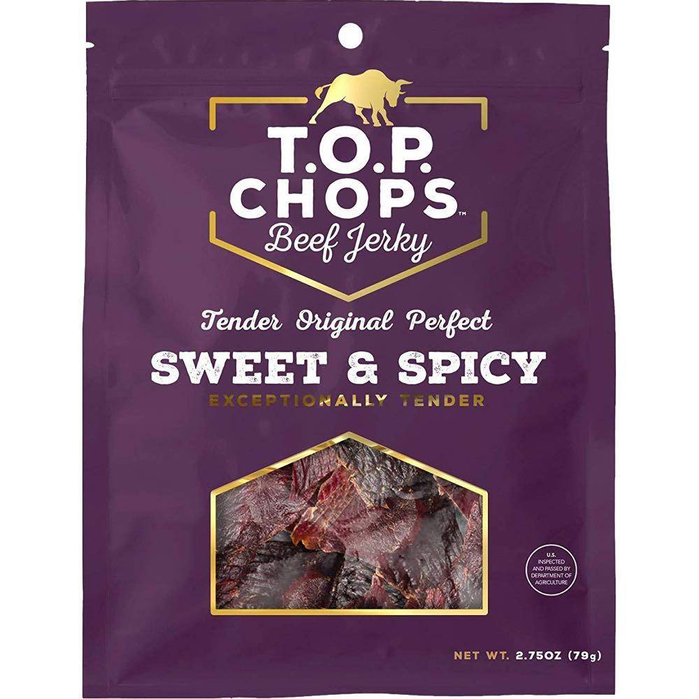 TOP CHOPS Sweet And Spicy Beef Jerky 
