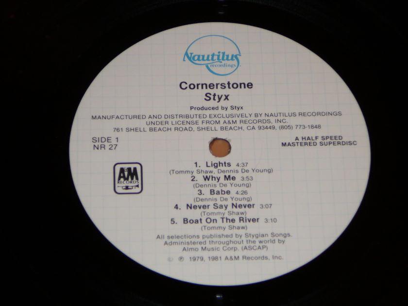 (LP) Styx Cornerstone (Nautilus Super Disc)