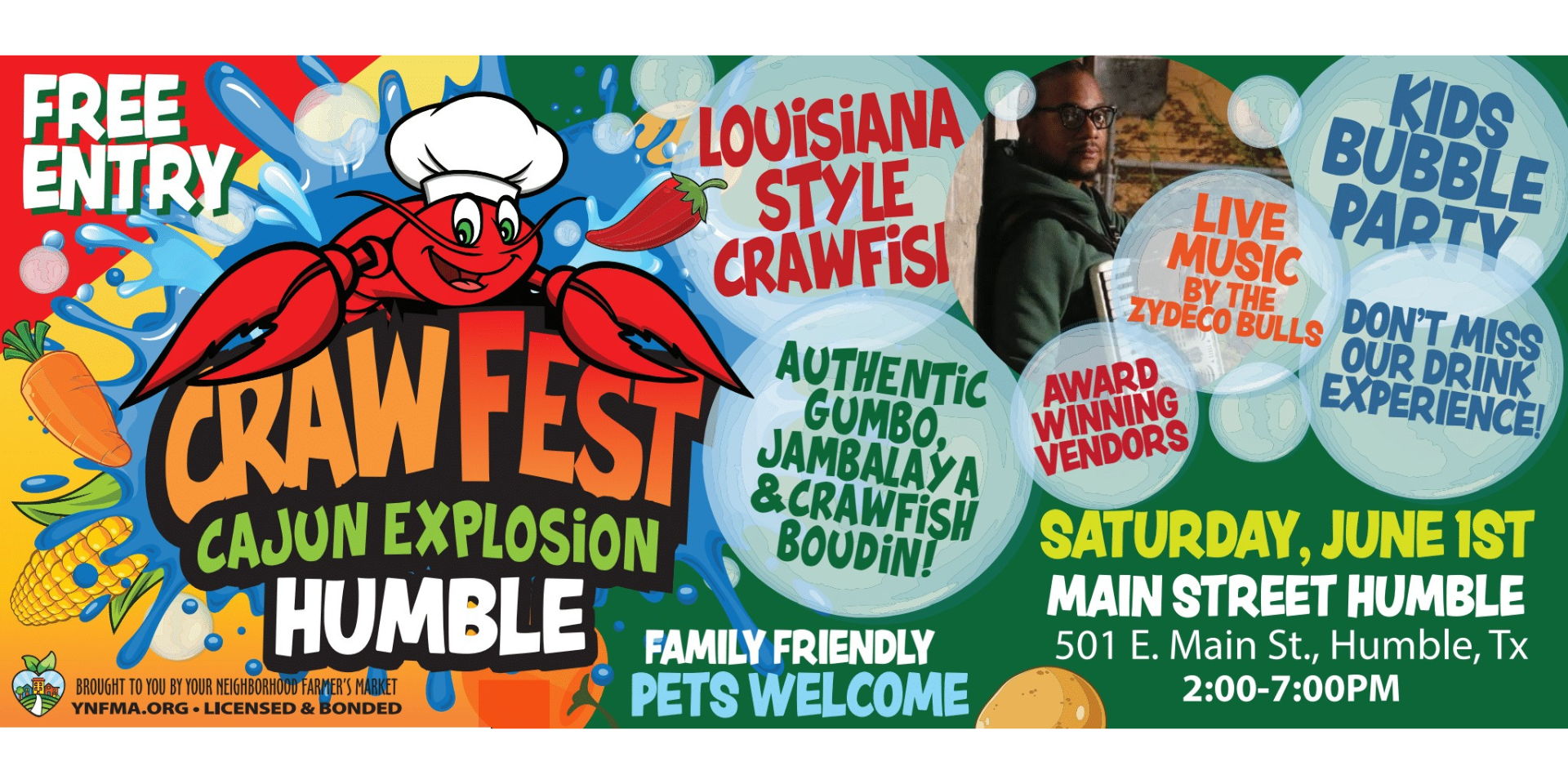 City of Humble Crawfest 2024 promotional image