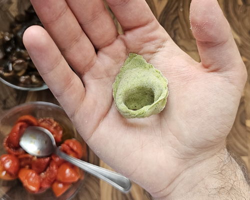 Corsi di cucina Bologna: Lezione sui Balanzoni verdi bolognesi 