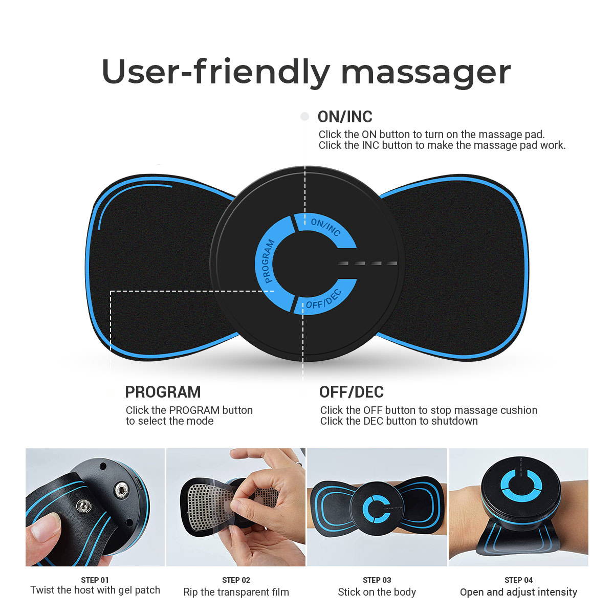 Whole Body Massager - Better than Nooro - Muscle Pain Relief Device — Gear  Elevation
