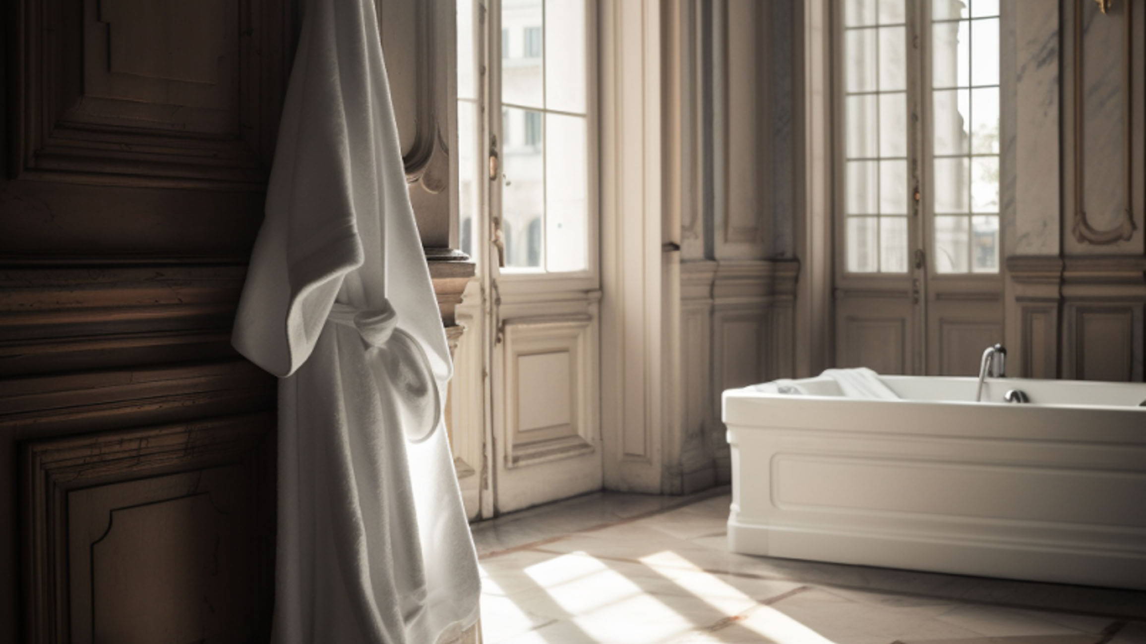 linge de bain hotel luxe