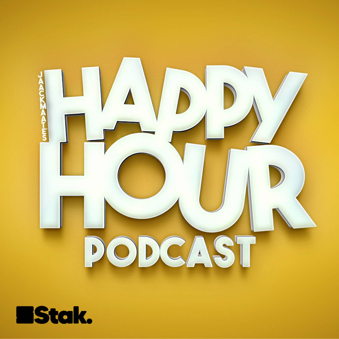 The artwork for the JaackMaate’s Happy Hour podcast.