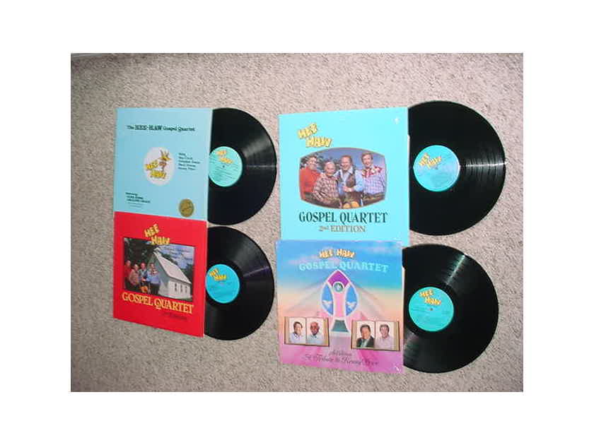 Hee Haw gospel quartet - lot of 4 lp records  in shrink