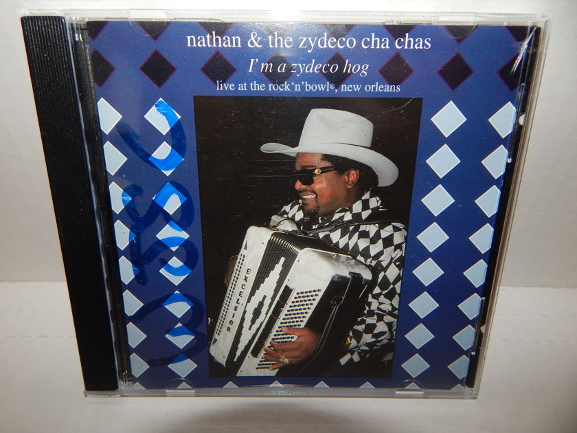 NATHAN & THE ZYDECO CHA CHAS - I'm A Zydeco Hog LIVE Rock N Bowl New Orleans '97 Rounder Cajun CD