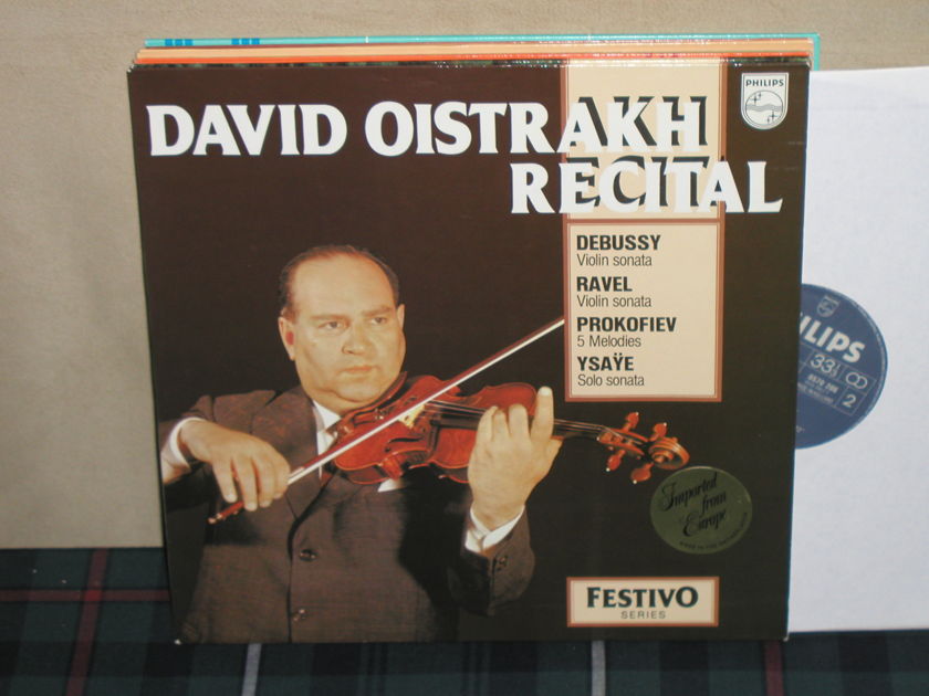 David Oistrakh     Debussy/ - Ravel/Prokofiev/Ysaye Philips Import LP 6570