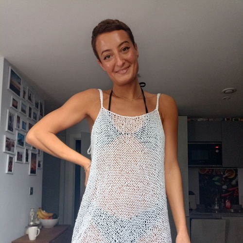 Knitting pattern: Baggy beach dress