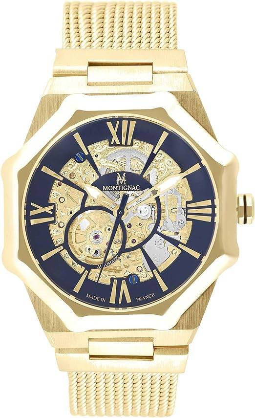 montre montignac homme or