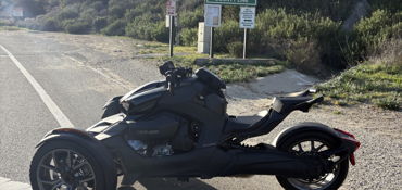 2024 CAN-AM RYKER 900 ACE motorcycle for rent near THOUSAND OAKS, CA