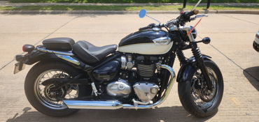 2022 TRIUMPH BONNEVILLE SPEEDMASTER motorcycle for rent near Frisco, TX