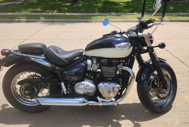 2022 TRIUMPH BONNEVILLE SPEEDMASTER motorcycle for rent near Frisco, TX