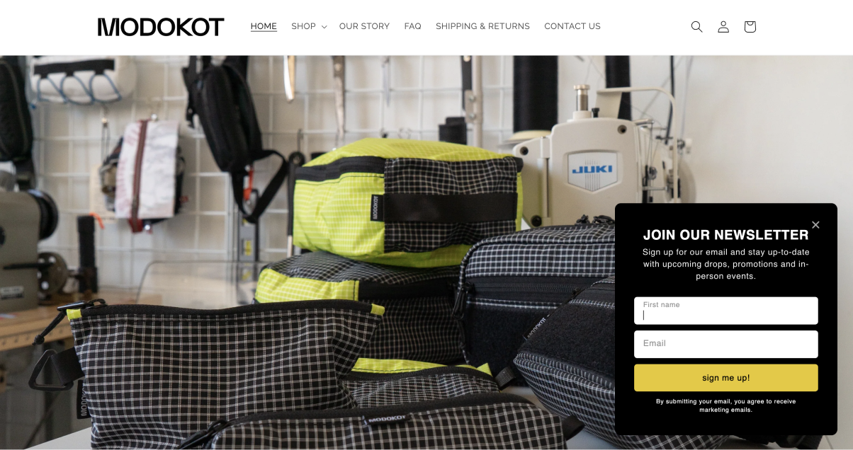 Shopify brand-consistent forms from Modokot