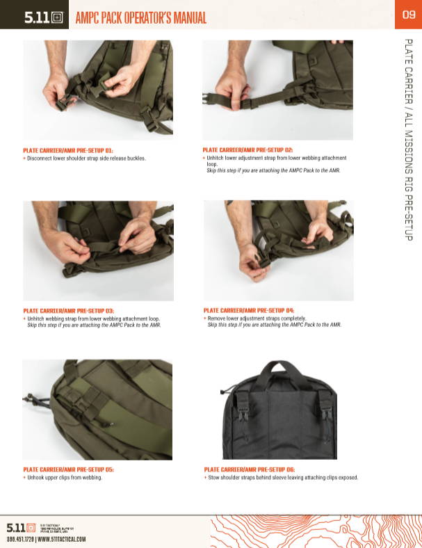 AMPC-Pack-Operator-Manual – 5.11 Tactical Japan