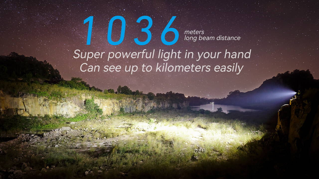 IMALENT MS12 Powerful LED Flashlight 