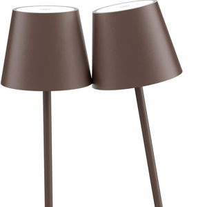 2 Packs LED Cordless Table Lamp (Rust Red)