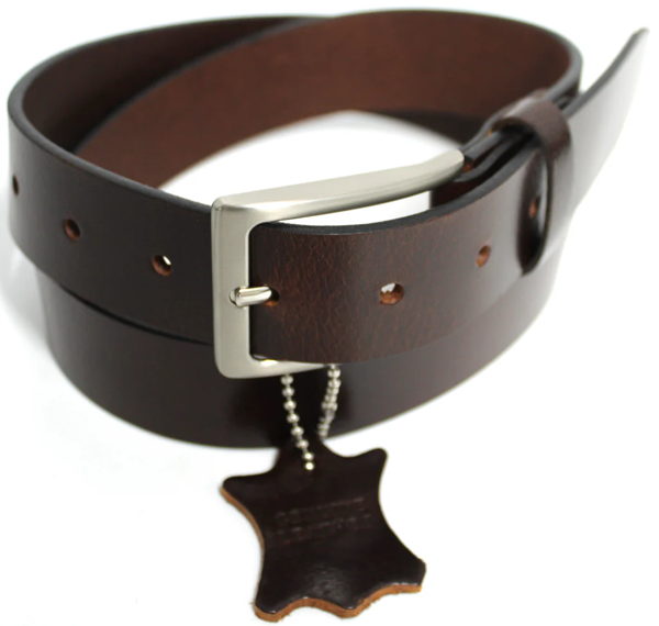 Chic Full Grain Leather Belt. Width 35mm. Style No 41012 - Image 4