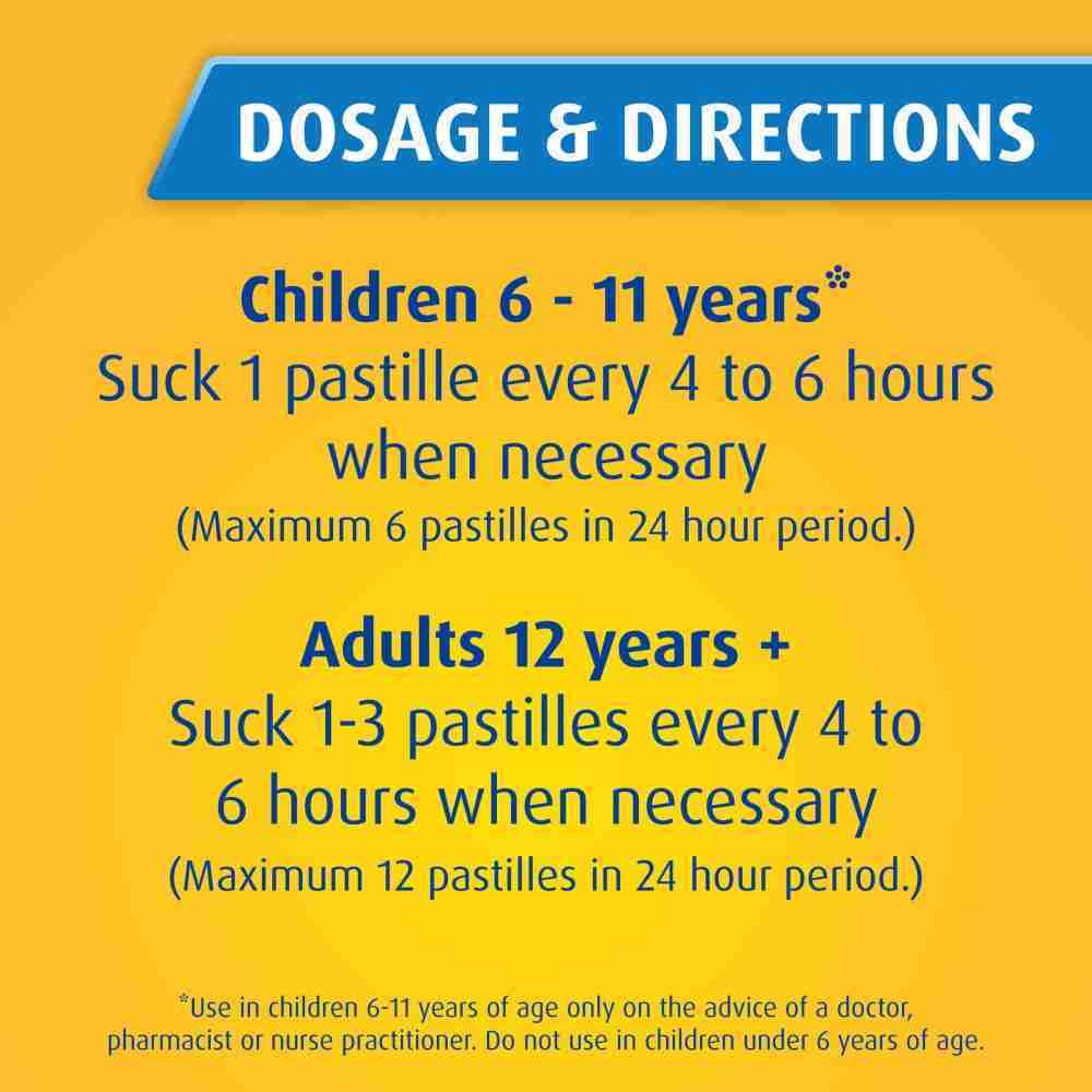 Bisolvon Dry Cough Pastilles 20 Pastilles ARTG 191459 - Image 4