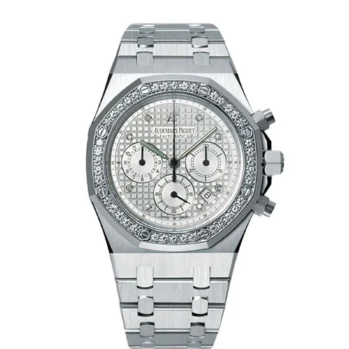 Audemars Piguet Royal Oak Offshore White Gold 39 mm Diamond Bezel & Indicators
