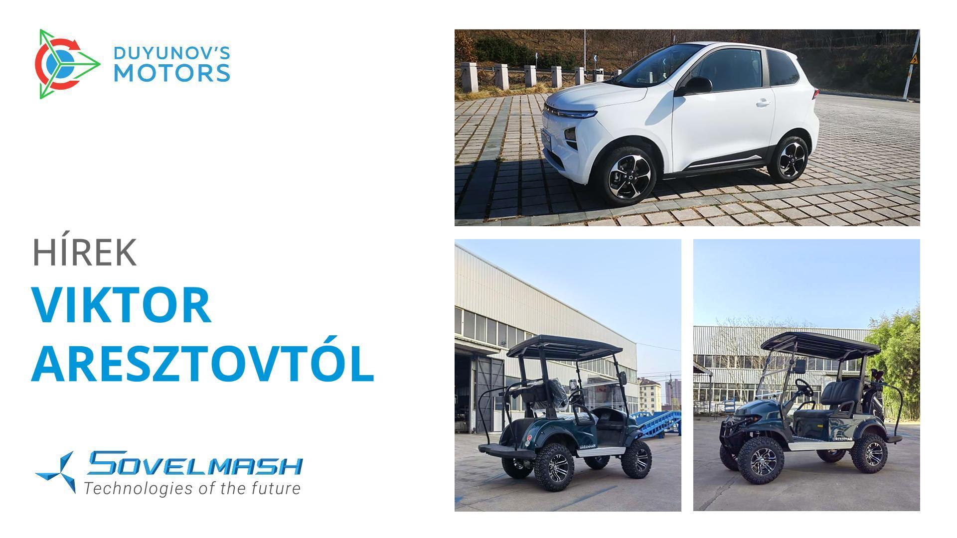 Hírek a „Slavyankás"járművekről Viktor Aresztovtól