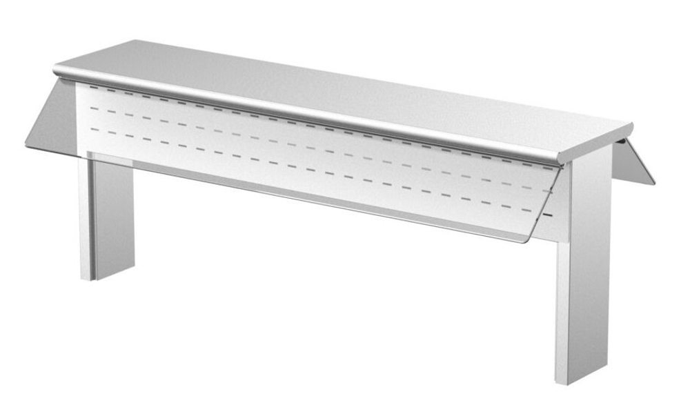 Coolpart UTP SS Glas 800 SL Överhylla