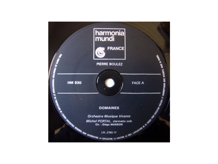 ★Audiophile★ Harmonia Mundi / MASSION, - Boulez Domaines, NM!