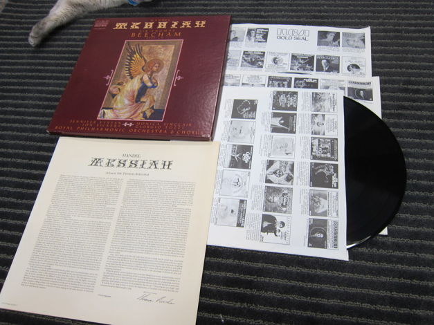 Handel Messiah RCA Box Set -  Lps, EX, Booklet, Sir Tho...