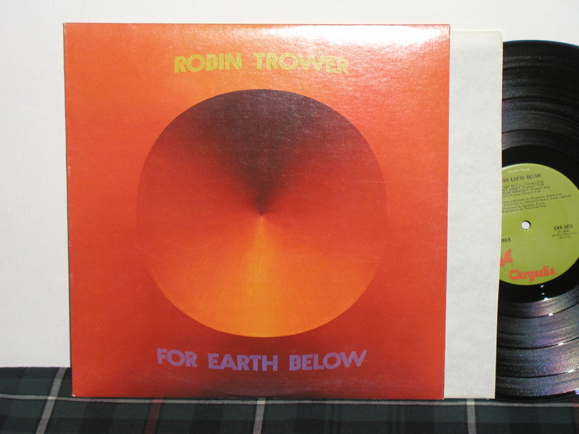 Robin Trower - For Earth Below Chrysalis CHR-1073 from 1975