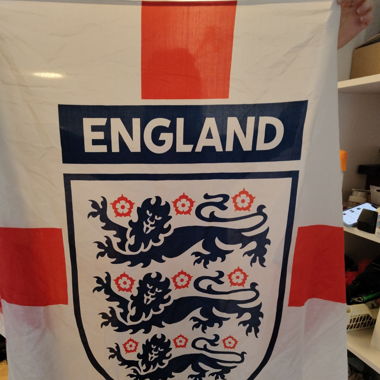 English flag and Union Jack