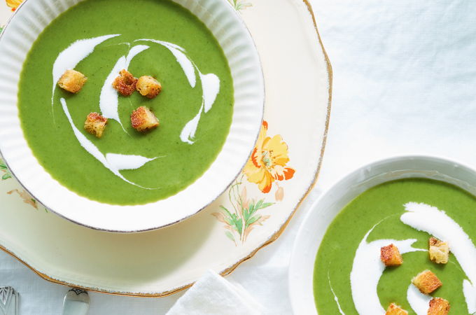 Cold Lettuce and Radish Soup