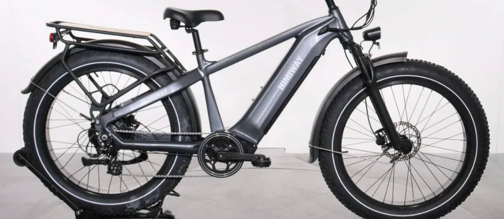 a step over Himiway Zebra electric fat tire bike