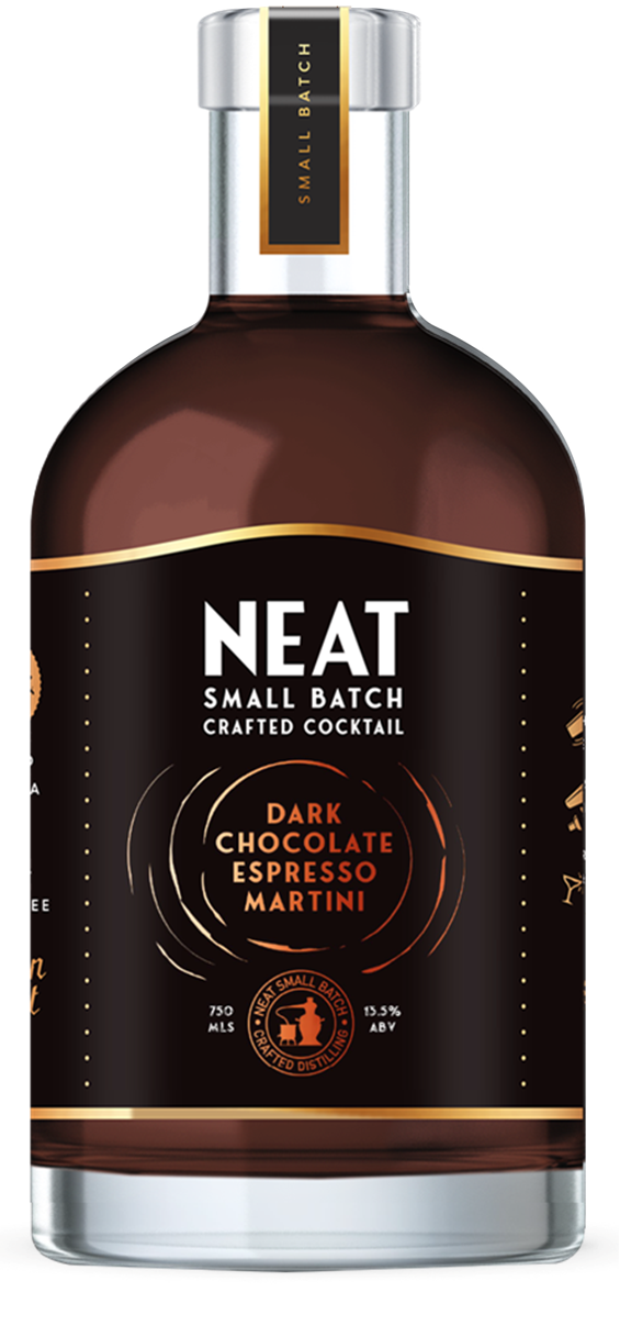 Neat Dark Chocolate Espresso Martini