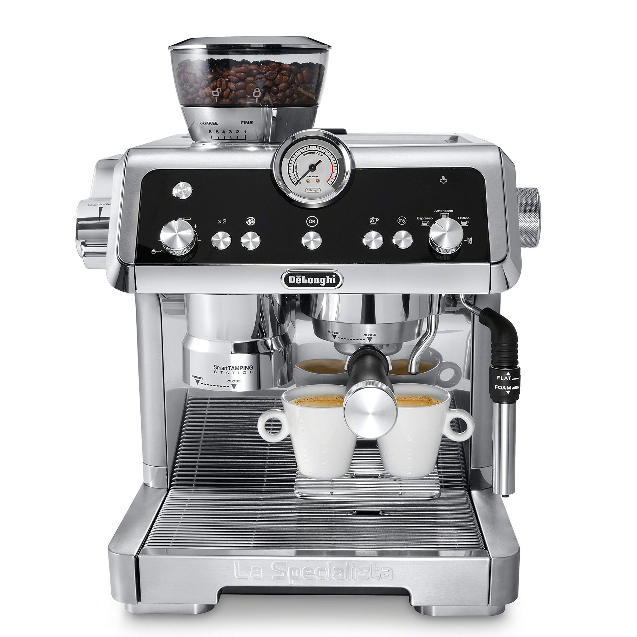 Breville Barista Express Bes870xl Vs Delonghi La Specialista Espresso Machine 2019 Slant